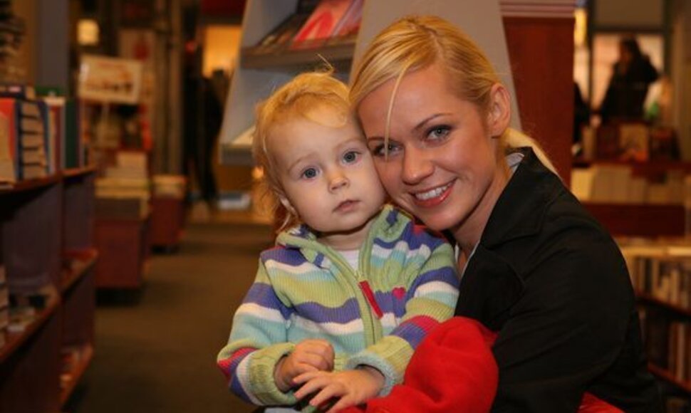 Ingrida Martinkėnaitė su dukra Marija