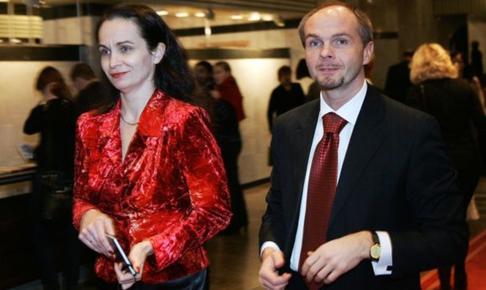 Arminas Lydeka su žmona