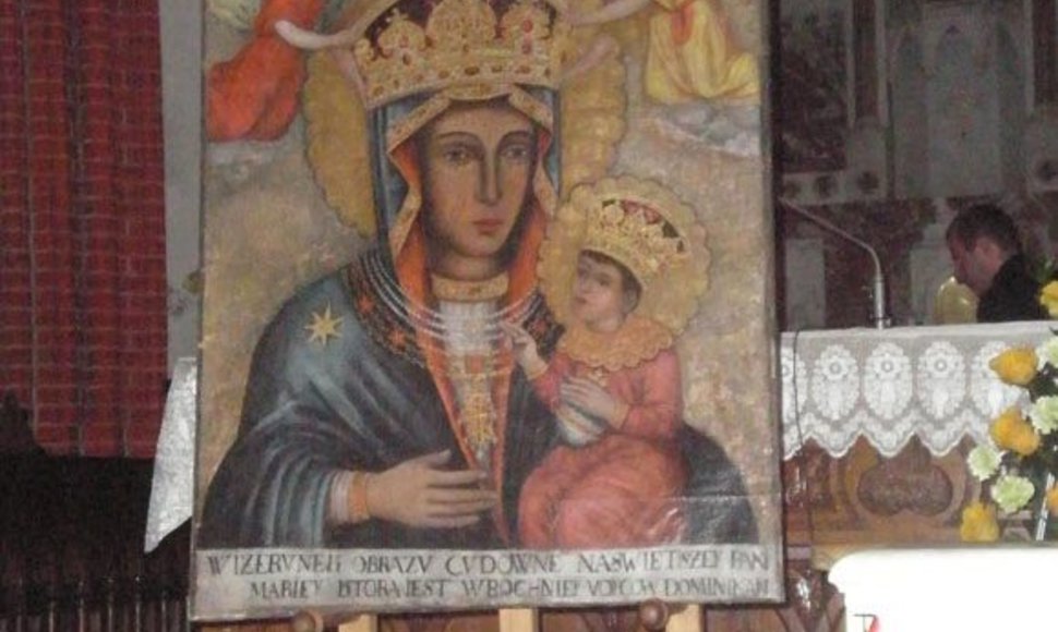 „Švenčiausioji Mergelė Marija su vaikeliu“ paveikslas