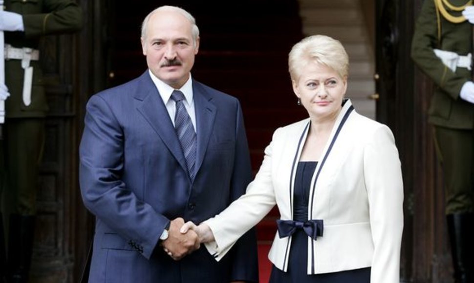 Dalia Grybauskaitė ir Aliaksandras Lukašenka