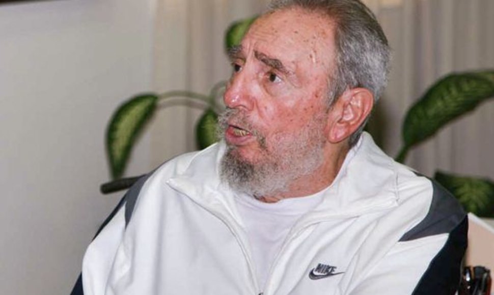 Buvęs Kubos lyderis Fidelis Castro vėl pasirodė viešumoje.