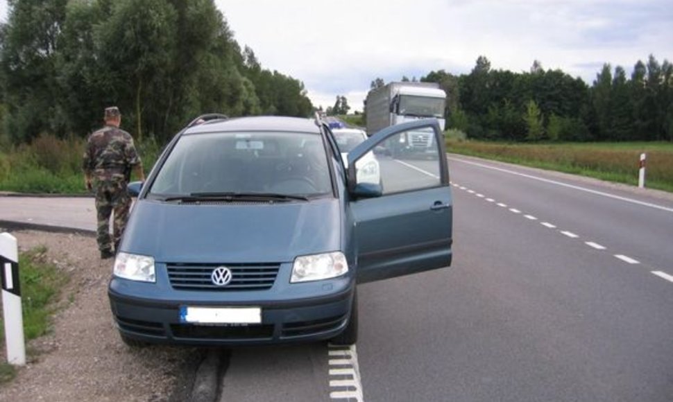 Vokietijoje vogtas „VW Sharan“