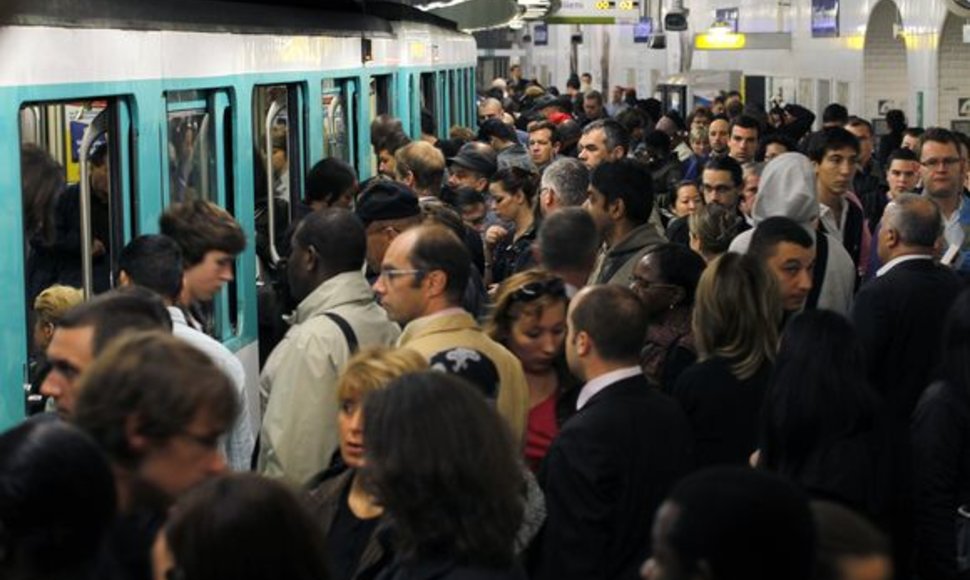 Sausakimša metro stotis Paryžiuje