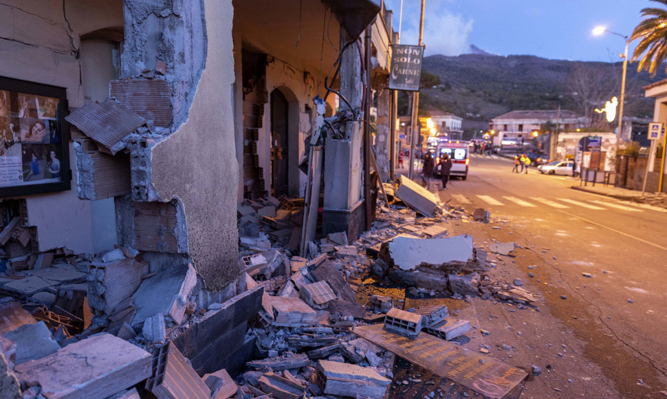 Žemės drebėjimas Sicilijoje