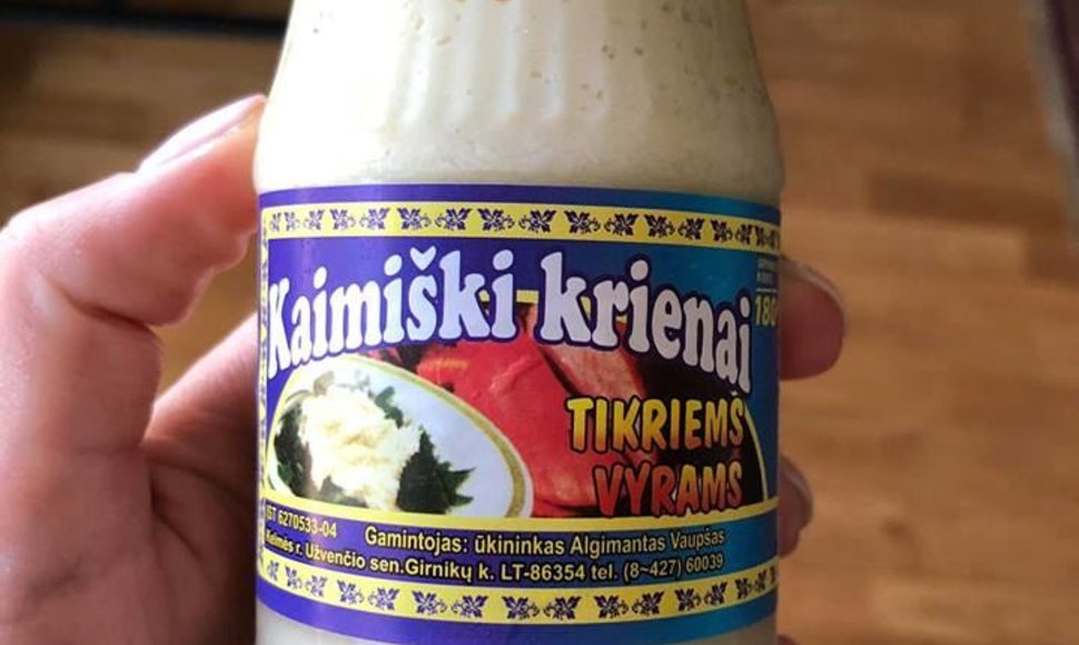 Kaimiški krienai tikriems vyrams