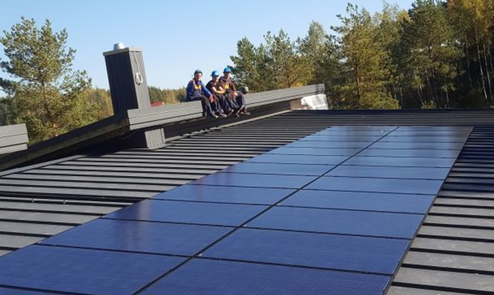 D.Grybauskaitės namą energija aprūpins unikalaus dizaino saulės elektrinė. 
