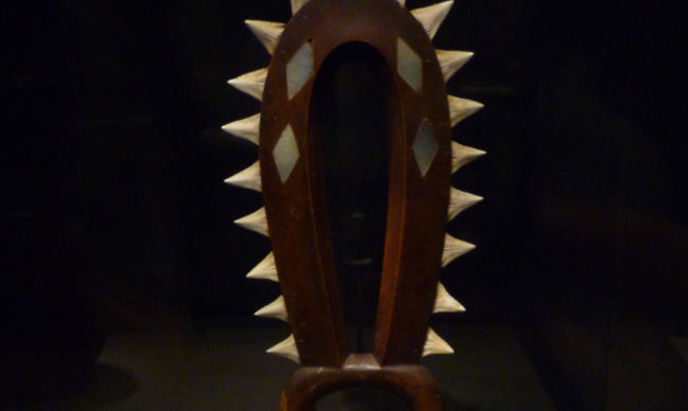 Leiomano – segmentinis ryklio dantų kardas. 
