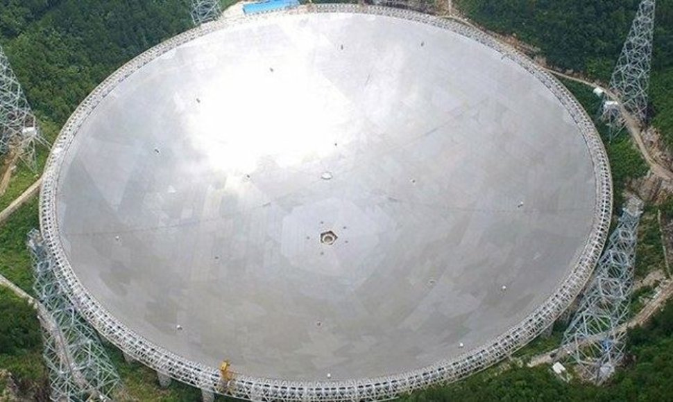 Kinijos FAST teleskopas