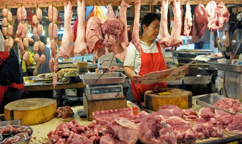 Kinijoje – 70 apsinuodijusiųjų kiauliena.