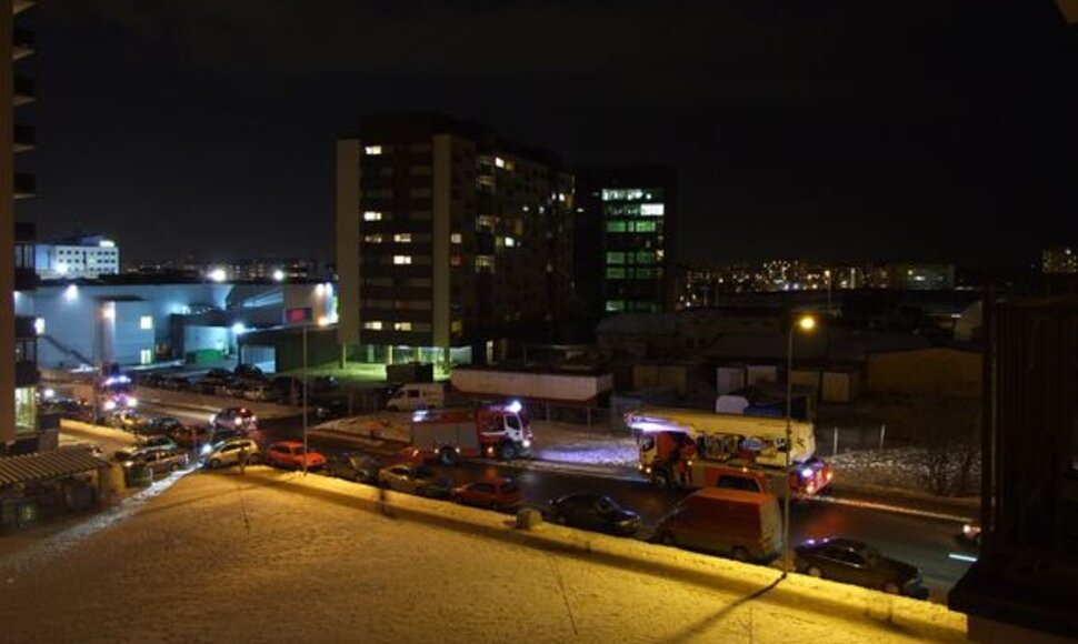 Vilniaus parduotuvėje &bdquo;Maxima" buvo kilęs gaisras.
