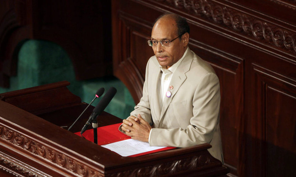 Tuniso prezidentas Moncefas Marzouki