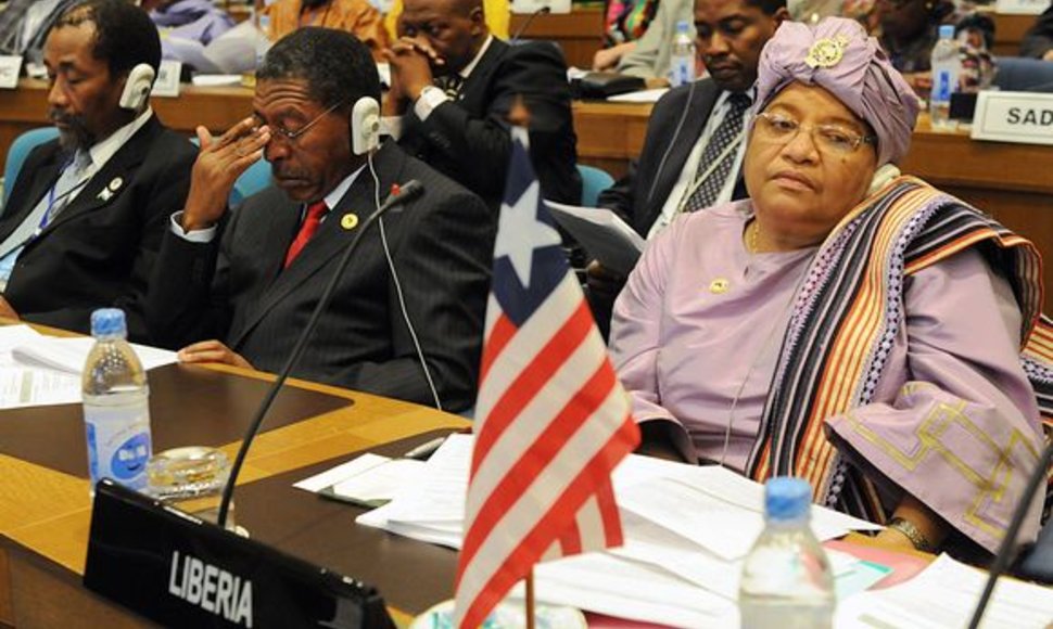 Liberijos prezidentė Ellen Johnson Sirleaf