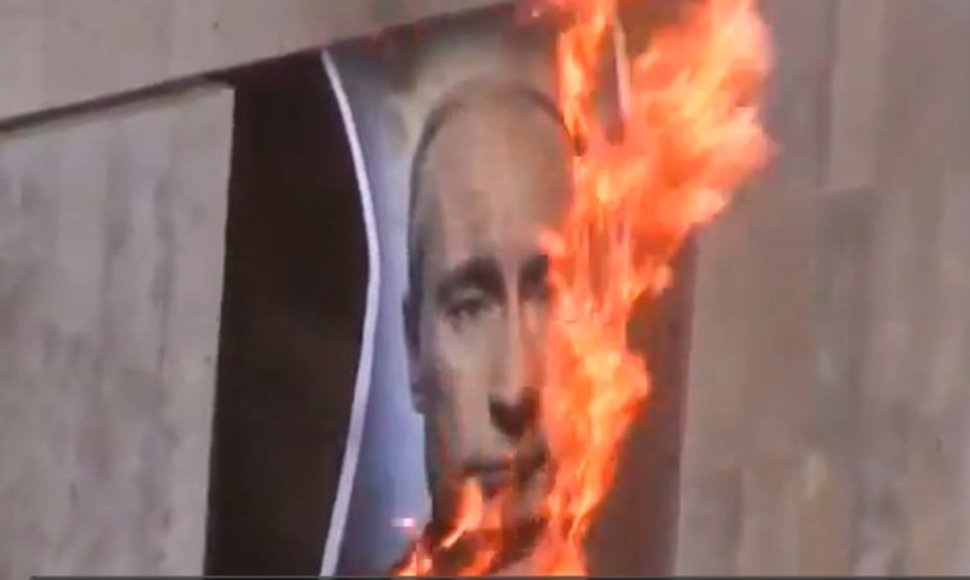Deginamas V.Putino portretas.