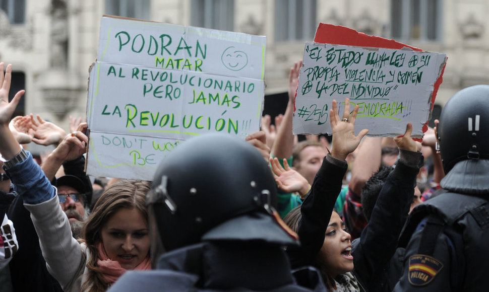 Protestas Madride