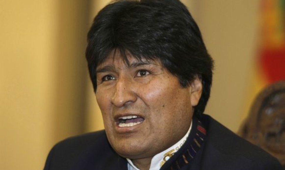 Bolivijos prezidentas Evo Moralesas pareiškė pradedantis bado streiką.