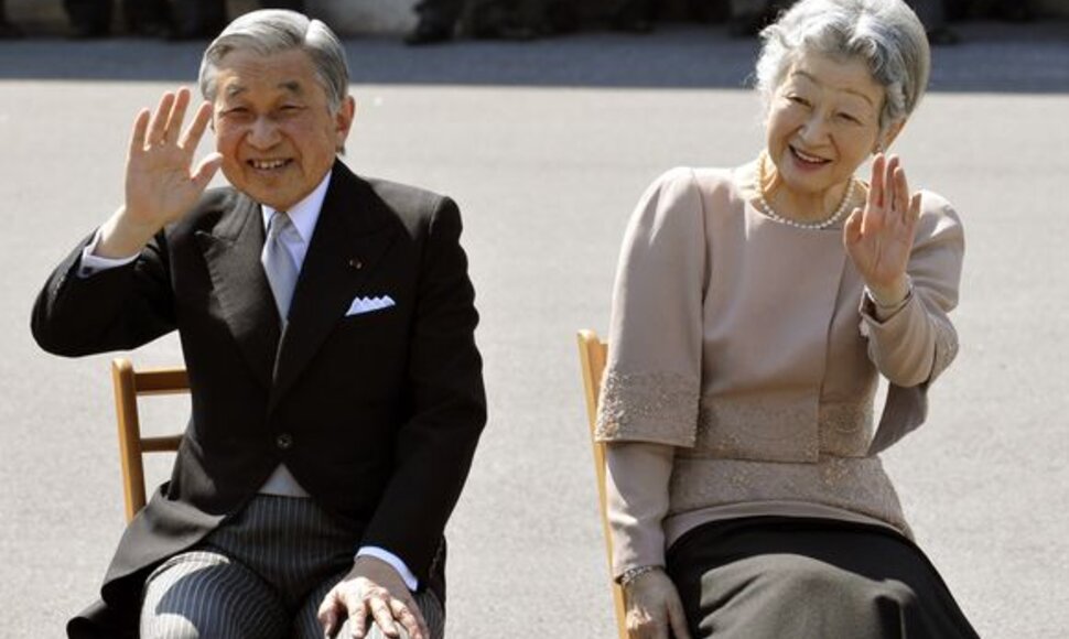 Japonijos imperatoriškoji pora švenčia auksines vestuves.