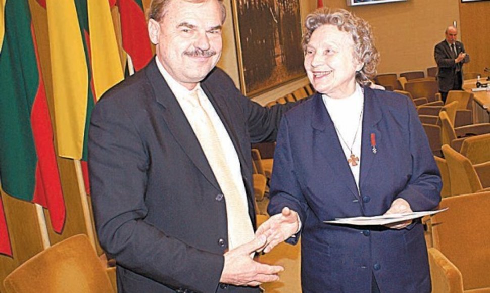 Laisvės premija įteikta buvusiai disidentei Nijolei Sadūnaitei.