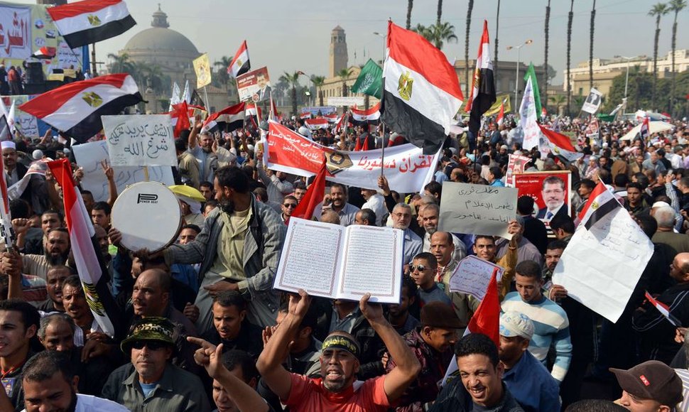 Masinė demonstracija Kaire 
