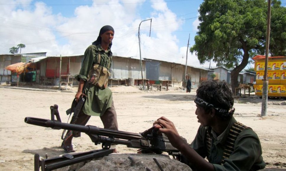 Somalio sukilėlių pajėgos užėmė miestą netoli Mogadišo.