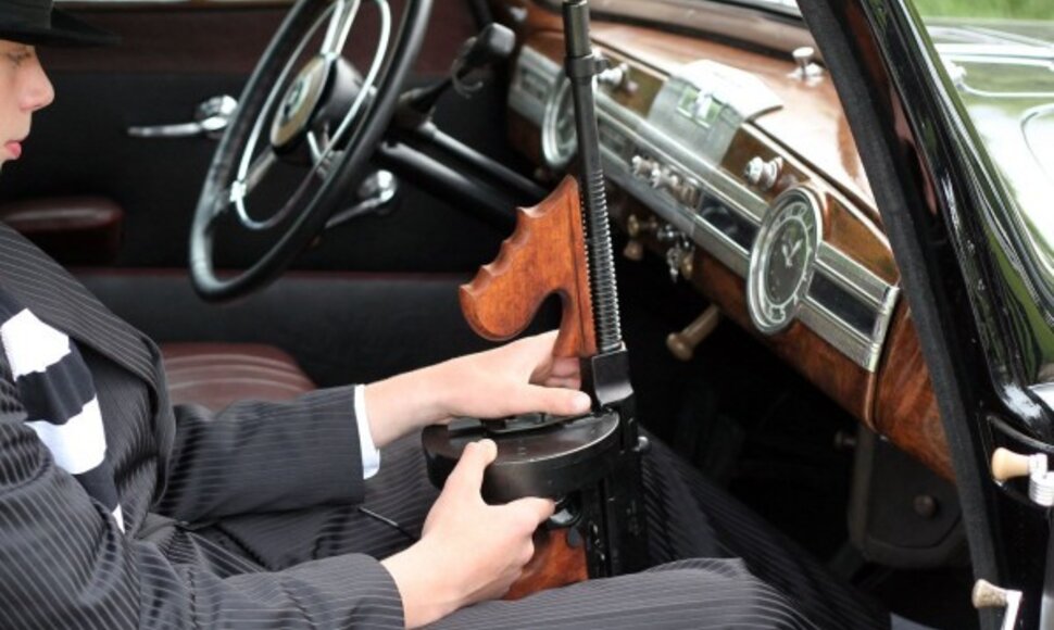 1938 m. laidos &bdquo;Packard&ldquo; mena gangsterio A.Capone laikus.