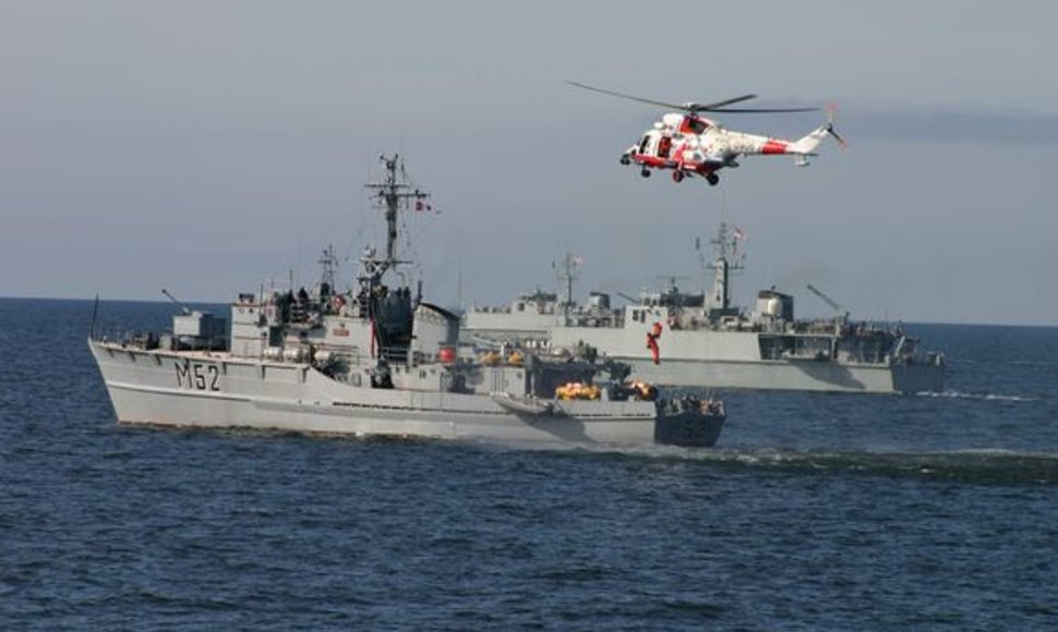Lietuvos karo laivas dalyvauja didžiausiose šiais metais karinėse pratybose Baltijos jūroje „Baltops 09“ .
