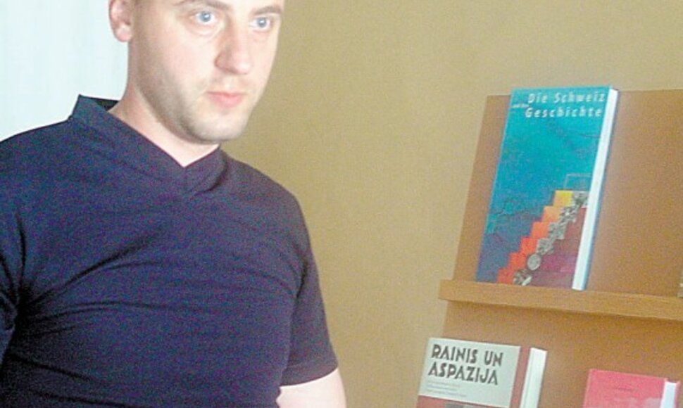 Įstaigoje trečiadienį triūsė vienintelis jos vadybininkas A.Skindzera. 
