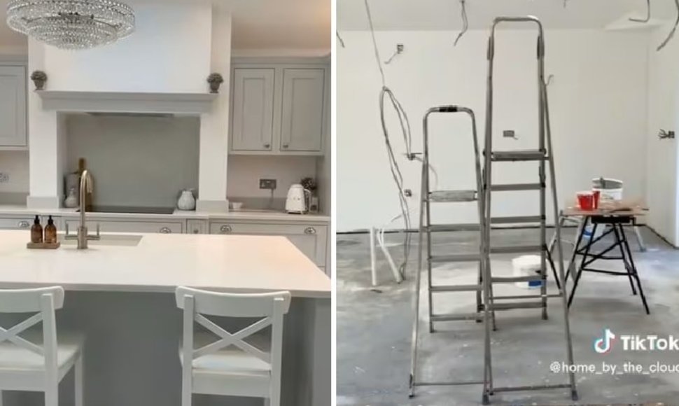 Virtuvės transformacija.