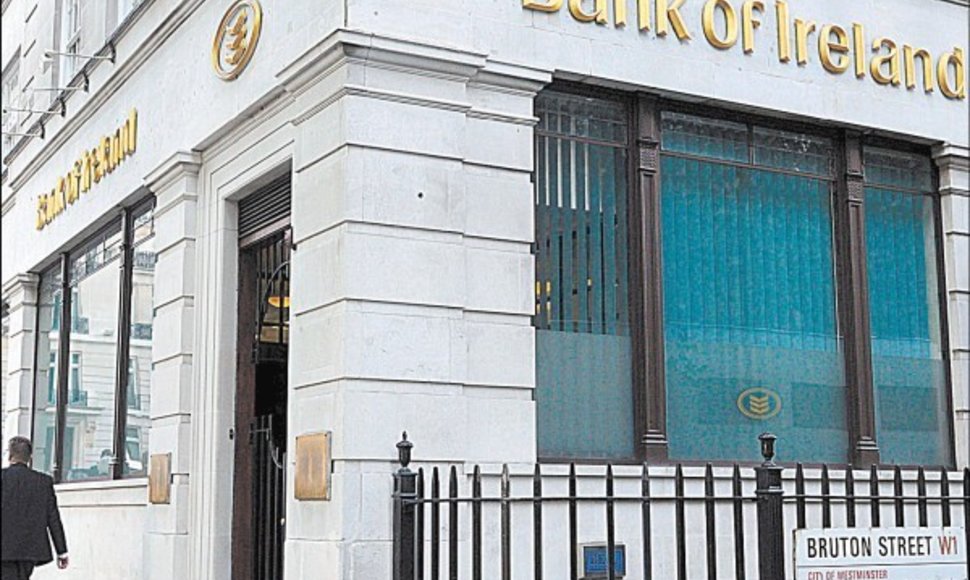 Airijos vyriausybė bankams skyrė rekordinę paramą.