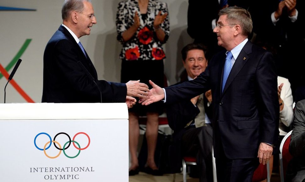 Naujasis Tarptautinio olimpinio komiteto prezidentas – vokietis Thomasas Bachas. 