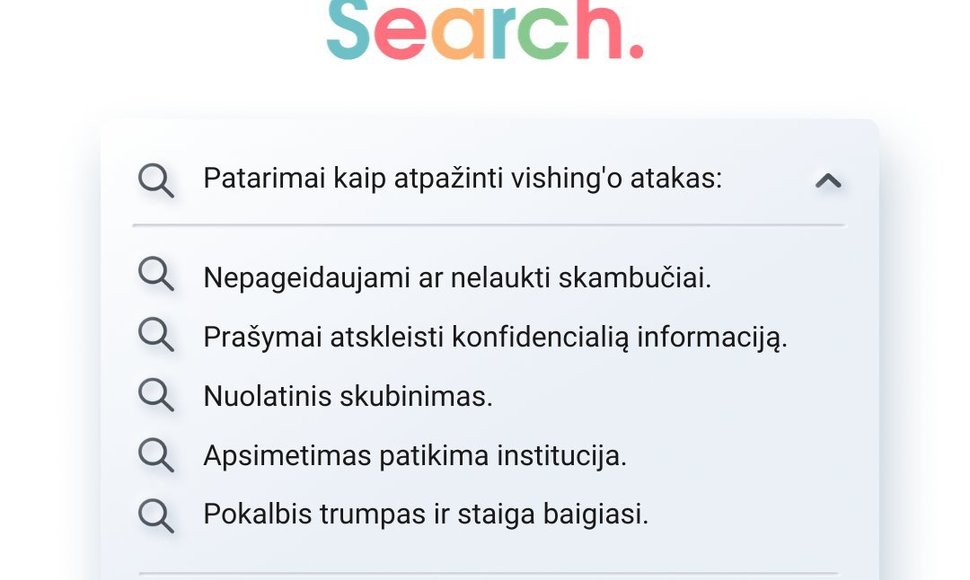 Virtualus patrulis įspėja apie sukčius.