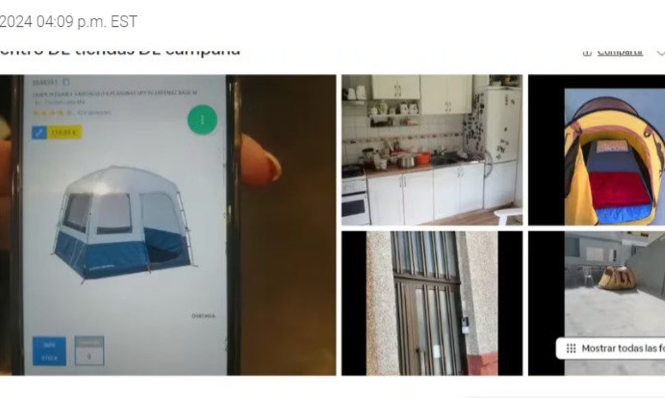 "Airbnb" įkeltas skelbimas