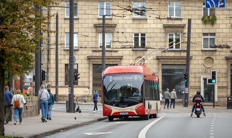 Nauji troleibusai Vilniuje