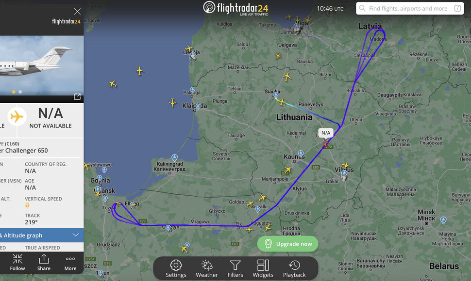 Orlaivis &bdquo;Bombardier Challenger 650 ARTEMIS&ldquo;