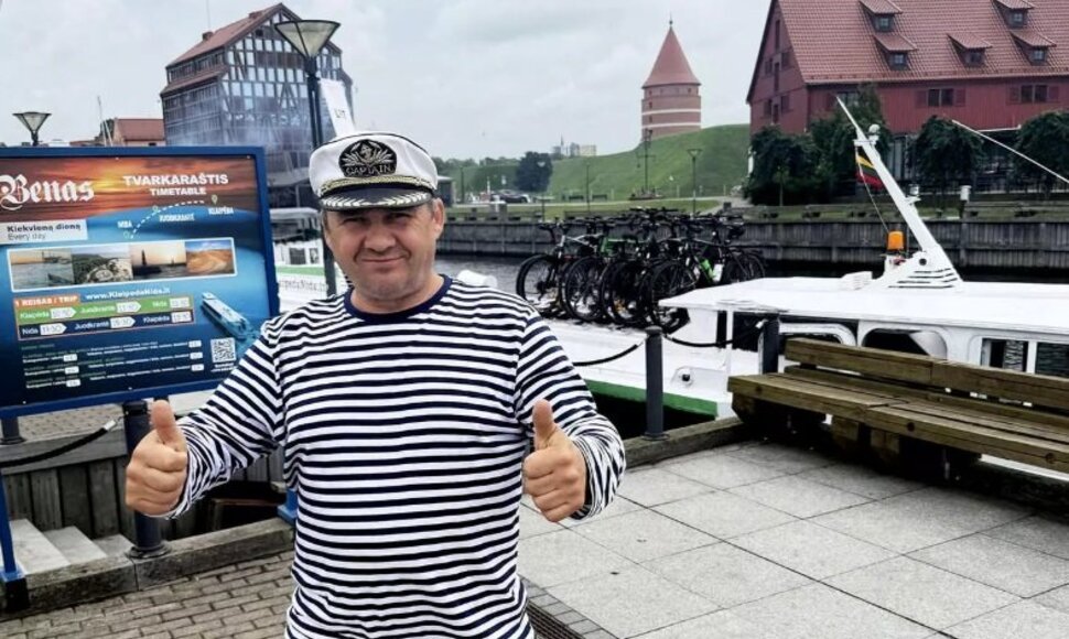 Laivo &bdquo;Benas&ldquo; kapitonas Aurelijus Kinas