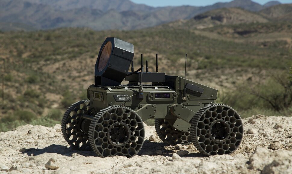 Kuria robotinius tankų naikintojus.