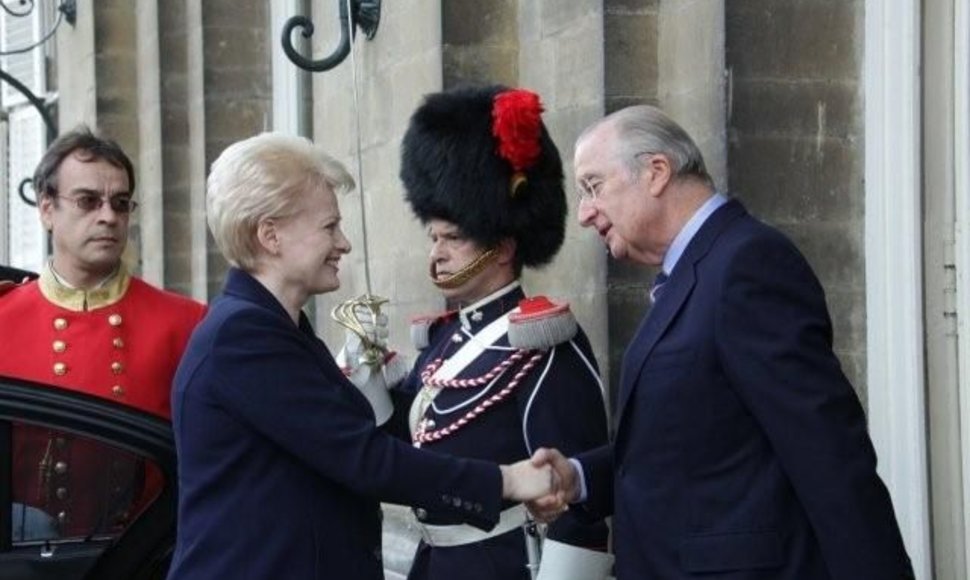 Belgų karalius siūlo paramą D.Grybauskaitei.