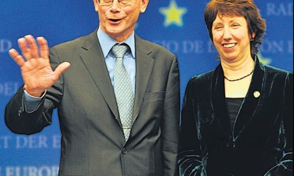 Nesitikima, kad H.van Rompuy ir C.Ashton taps stipriais Europos lyderiais.