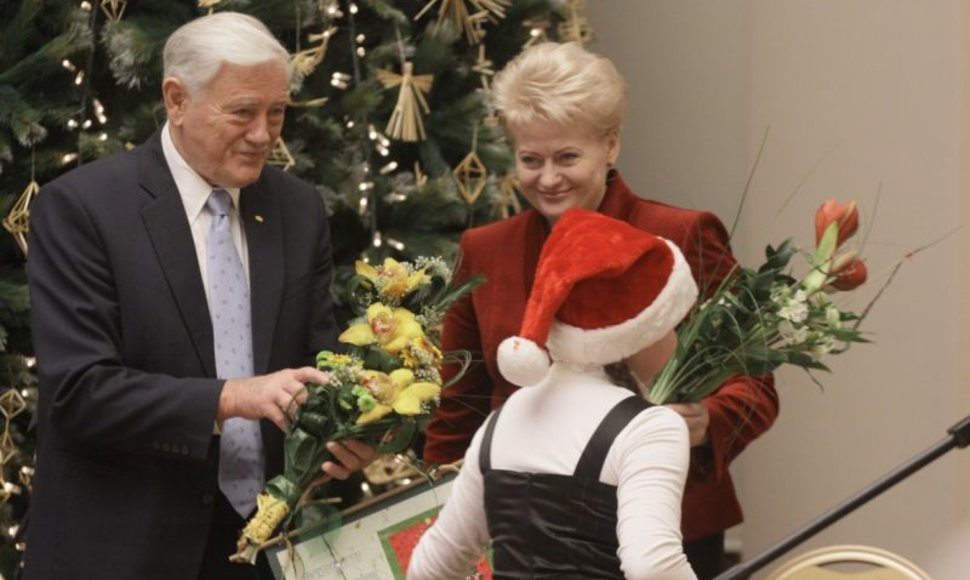 Prezidentūroje surengta A.Adamkienės paramos ir labdaros fondo Kalėdinė šventė.