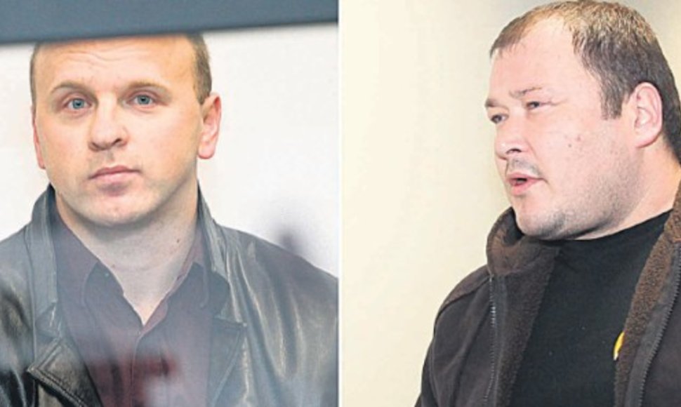E.Gudeliauską (kairėje) bei V.Baltrušį gina elitiniai Kauno advokatai. 