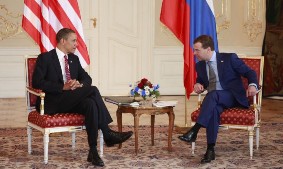B.Obama ir D.Medvedevas