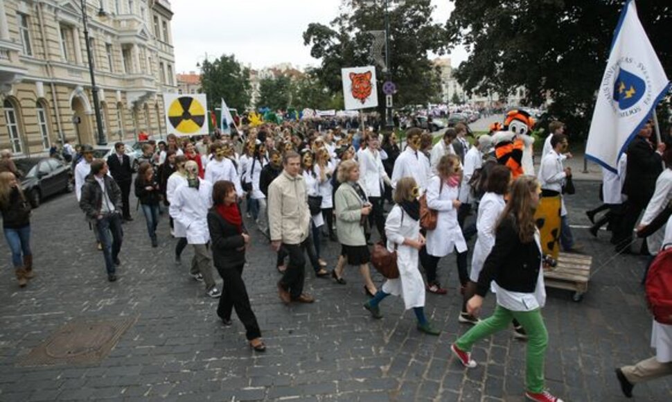 Tradicinė Vilniaus universiteto studentų eisena