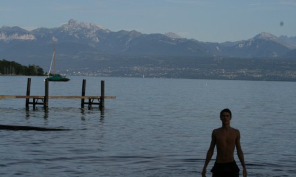 Vytautas Ženevos ežere