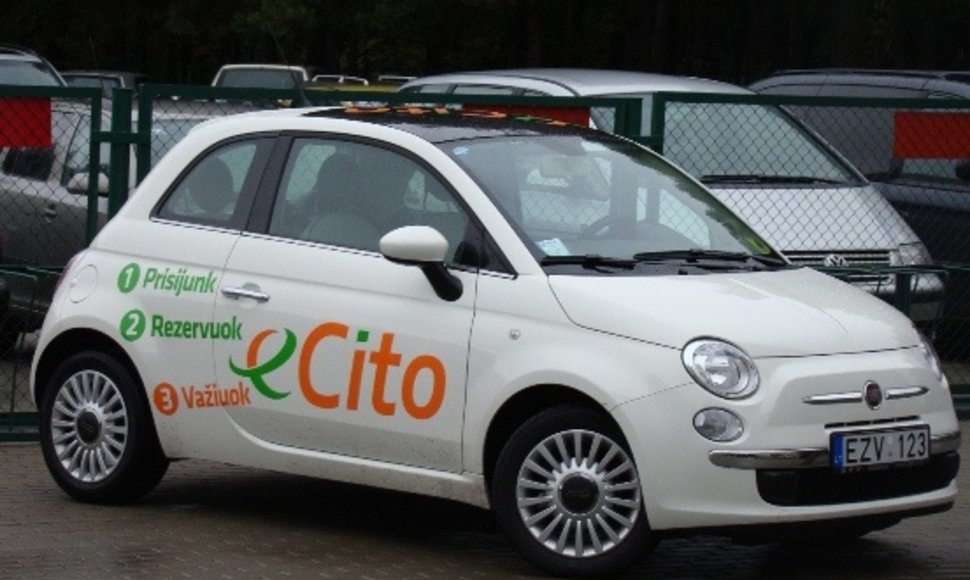 „eCito“ dalinimosi automobiliu paslauga pradedama teikti ir studentams.