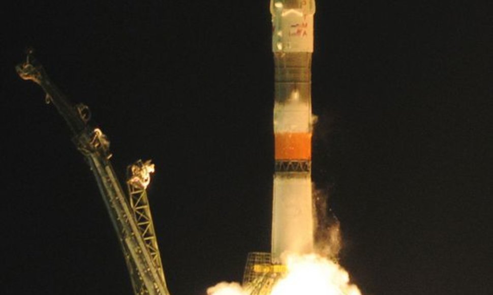 Neseniai modernizuotas Rusijos kosminis laivas „Sojuz“
