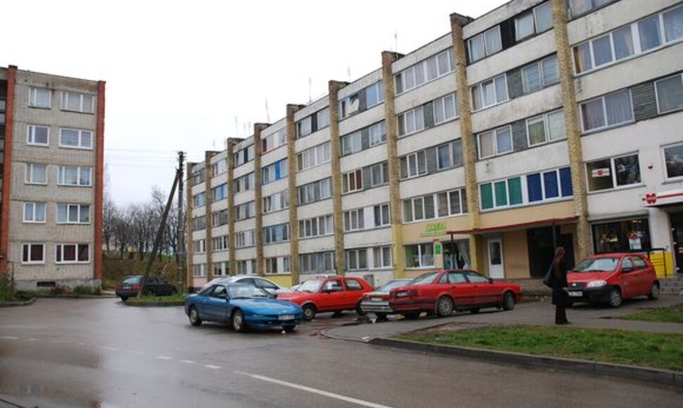 Pastatas, kur įvyko žmogžudystė.