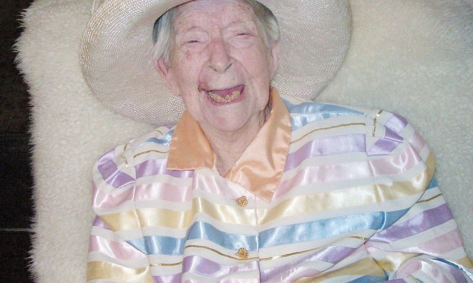 Teksase mirė seniausia pasaulyje moteris Eunice Sanborn.
