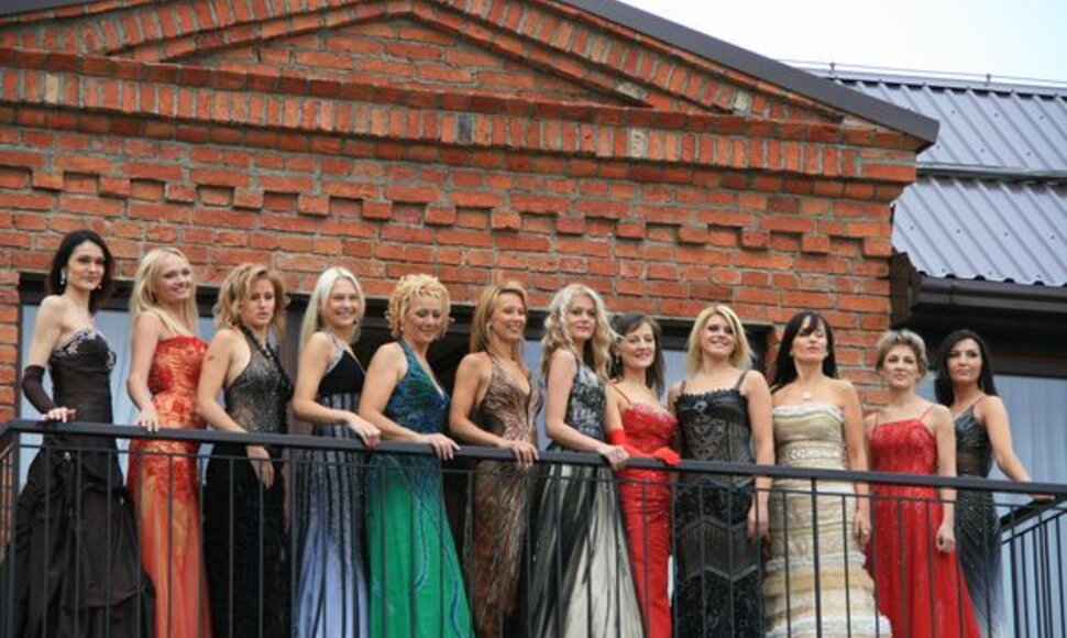 Konkurse „Lietuvos ponia 2008“ dalyvaus 12 moterų iš 7 skirtingų Lietuvos vietų.