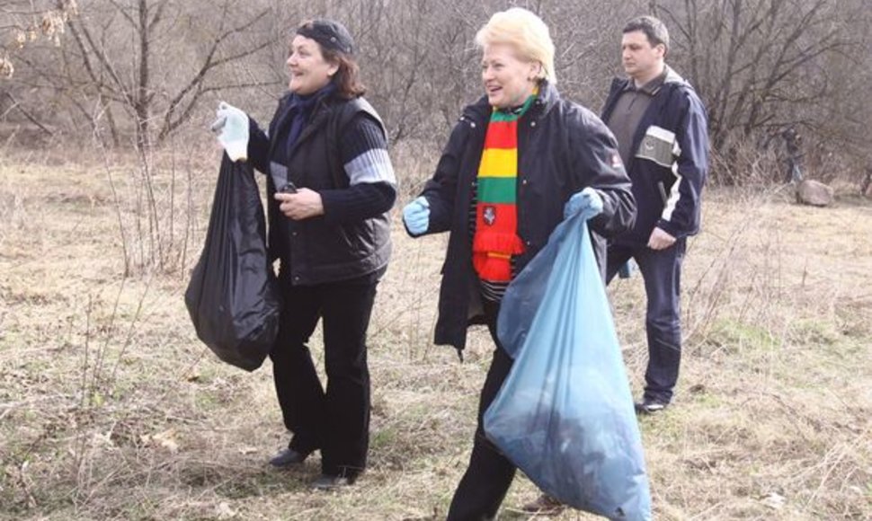 Akcijoje „Darom 2011“ dalyvauja ir prezidentė Dalia Grybauskaitė. 