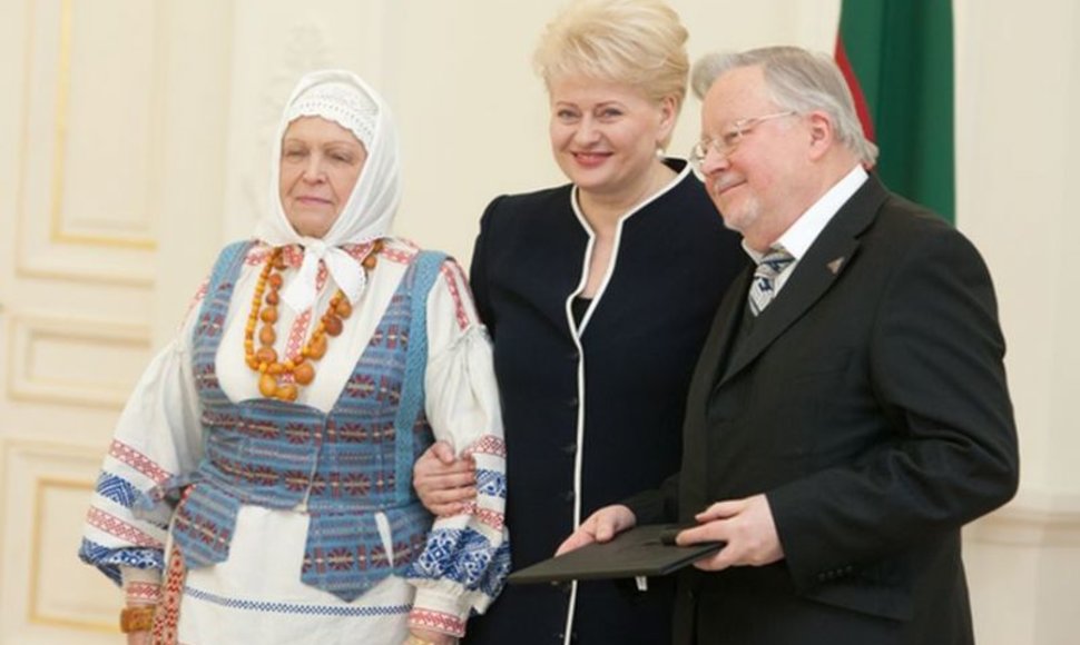 Gražina Ručytė-Landsbergienė, Dalia Grybauskaitė ir Vytautas Landsbergis