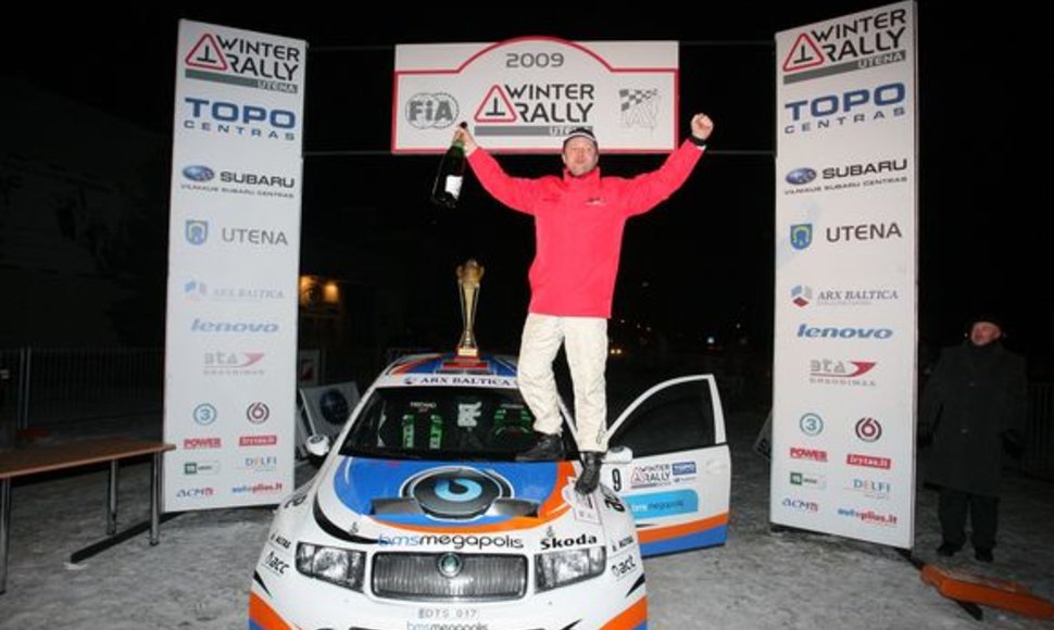 Saulius Girdauskas ir Paulius Urbonas laimėjo „Winter Rally 2009“